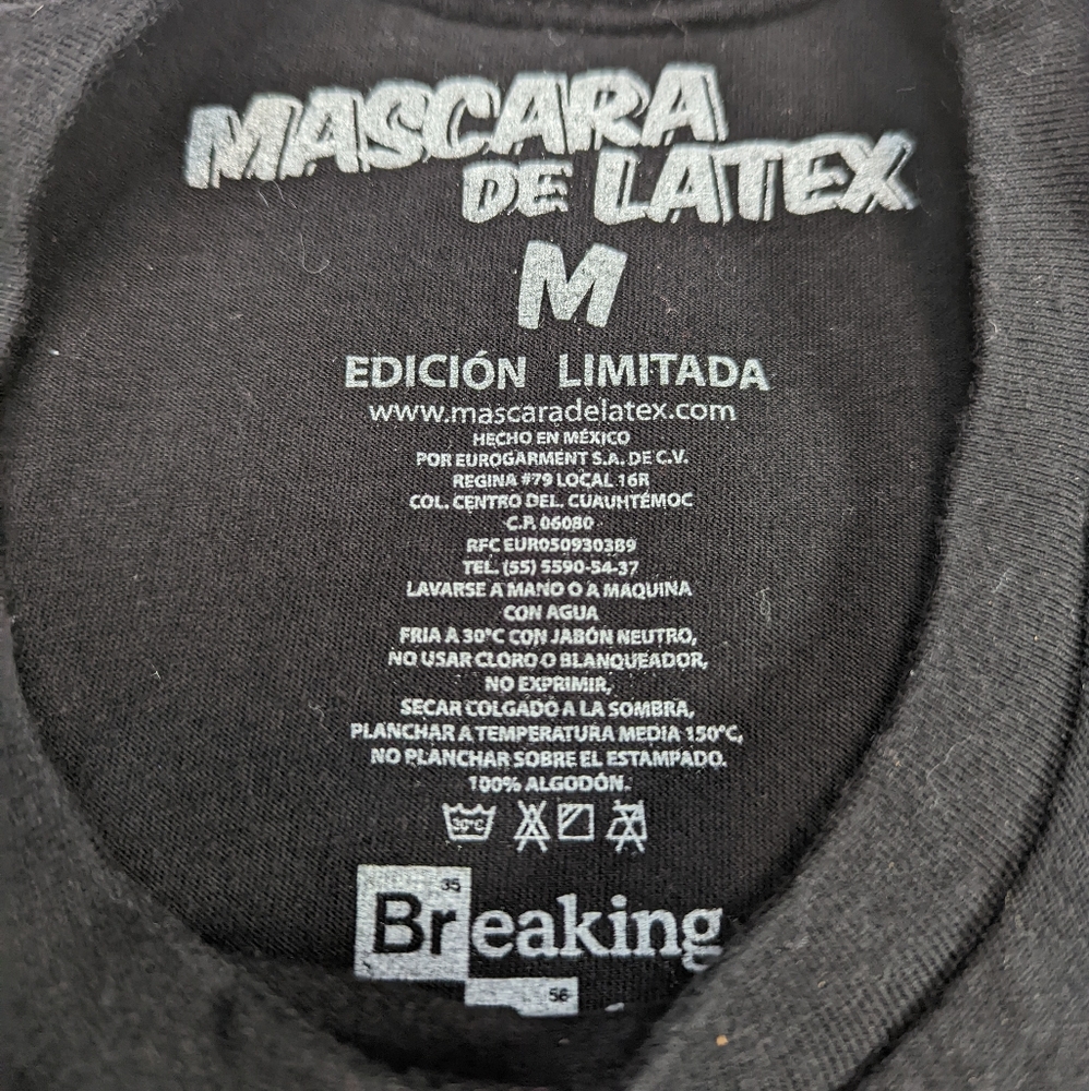 Breaking Bad Mascara de Latex Heisenberg Medium - Picture 6 of 8